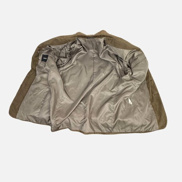 Vintage J.Riggings Men's Faux-Suede Blazer Brown Size 42R - Picture 4 of 7